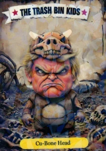 Cu-Bone Head Trash Bin Kids Custom Trading Card - Picture 1 of 4