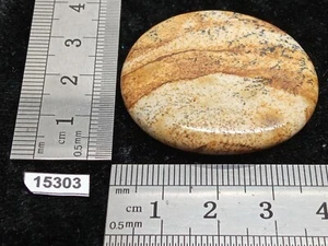 JASPE PAYSAGE pierre plate naturelle galet 18,2g QUALITE A lithotherapie reiki - Bild 1 von 3