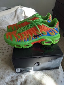 air max plus green and orange