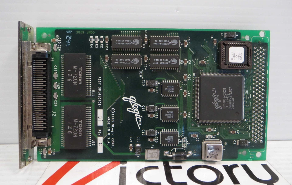 QLogic Wide SCSI Ended Card, PWB SP1610702-00 Rev. A, MS611B8119, SP1610402-01 - Image 1 of 4