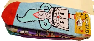 NWT 5 PAIRS CUPHEAD ANKLE SOCKS SIZE 4-10 - Picture 1 of 8