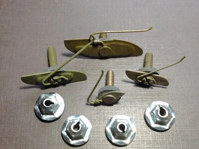 40pc NOS fender quarter moulding clips sealer nuts assortment 1/2 to 1-1/2 Ford - Image 1 of 4