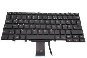 NEW GENUINE KEYBOARD Dell Latitude 7300 5310 7PN7C GER BACKLIGHT - Zdjęcie 1 z 7