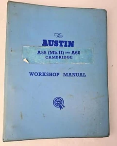 Wolsely Austin Cambridge A55 Mk2 A60, OXFORD Serie 5,6 Manuale Riparazione Rivenditori - Foto 1 di 21