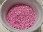 200g 3mm X 2mm Hex Bugle Glass Tube Seed Beads Pink Lined 16,000pcs S11