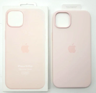 Funda de silicona OEM Apple con MagSafe para iPhone 15 Plus - Rosa claro MT143ZM/A Foto 1 de 4