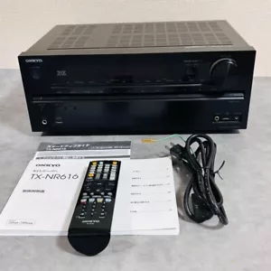 ONKYO TX-NR616 Black From Japan junk - Picture 1 of 9