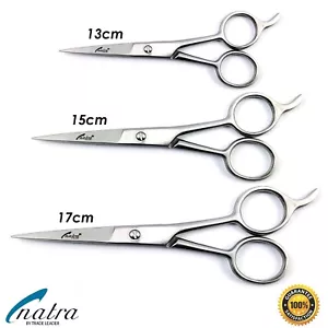 Haarschere Friseurschere Friseursalonschere Haar Bart Schere 5'' 6'' 7'' NATRA - Picture 1 of 29