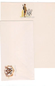 PAPER EPHEMERA UNITED STATES ARMY ENVELOPE AND LETTER STATIONERY - Picture 1 of 1
