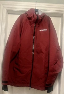 Authentische Adidas Terrex Techrock 3-lagige Post Consumer Nylon RAIN.RDY Jacke Herren - Bild 1 von 7
