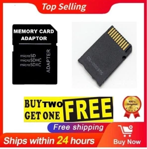 MICRO SD SDHC SPEICHERKARTE ADAPTER ADAPTER KONVERTER AUF STANDARD SD *~UK-LAGER~* - Bild 1 von 2