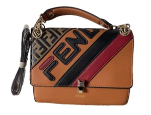 Fendi Roma Multicolors Leather Chain Shoulder Bag - Picture 1 of 11