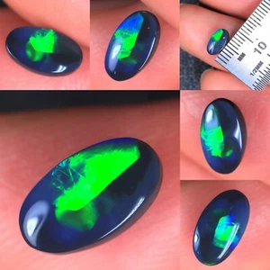 0.85 TCW Australian -Lightning Ridge Natural BLACK OPAL KucinaOpals + VIDEO - Picture 1 of 12
