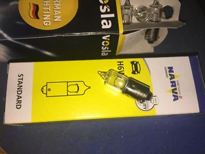 H6W AUDI MERCEDES HALOGEN german NARVA CLEAR-BULBS  - Picture 1 of 3