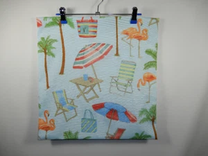 Fundas de almohada decorativas con temas de playa tropical para interiores/exterior 18 X 18 - Imagen 1 de 1