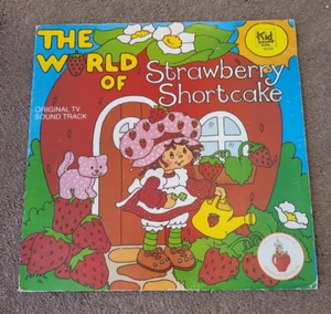 The World Of Strawberry Shortcake Vinyl LP 1980 Kid Stuff 1980 American Greeting - Imagen 1 de 6