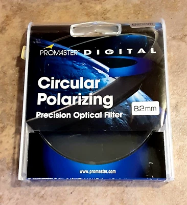 PROMASTER® DIGITAL ~ Filtro Tintado Óptico Polarizador Circular 82mm • Modelo 3098 Foto 1 de 4