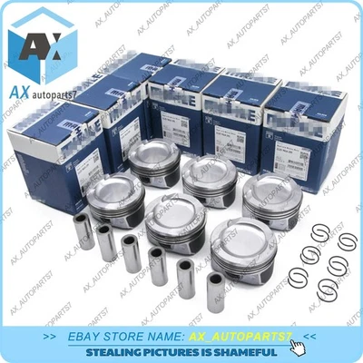 Juego de pistones MAHLE 6x 11257610295 Φ84+0,5 mm para BMW 3.0 135i N54B30 335i Z4 F01 X6 Foto 1 de 4