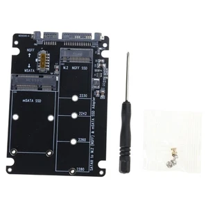 SATA3 auf M.2 NGFFs und MSATA externe HDDs Adapter Karte für PC Computer - Bild 1 von 8