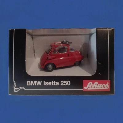 SCHUCO 1:43 -BMW ISETTA 250-Modellino Auto Metallo Rosso- Made In Germany   - Immagine 1 di 4
