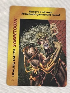 SABERTOOTH (AL) - HEALING FACTOR - MARVEL OVERPOWER CARD GAME- NM - Picture 1 of 2