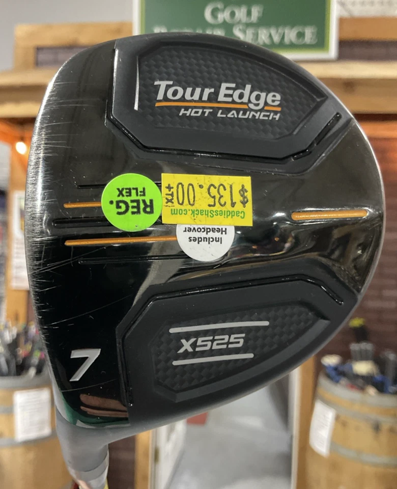 Tour Edge HOT LAUNCH X525 #7 Fairway Wood 40.5" HELIUM Regular Flex Graphite LH - Image 1 of 4