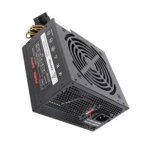 PC Power Supply 350W Desktop Computer Parts Accessories Red Fan Adjustable 11 CB - Afbeelding 1 van 23