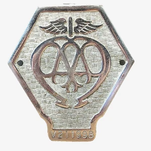 Vintage AA Automobile Association Commercial Vehicle Badge 1930-1967 V211998 - Foto 1 di 7