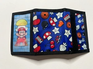 Vintage Nintendo Super Mario Bros Wallet Trifold Hologram 90s Excellent Cond. - Picture 1 of 5