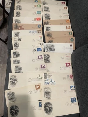 45 US First Day Covers FDC Lot 1975–1982 Cacheted Olympics Sports America’s Cup - Image 1 of 4