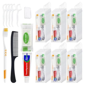 Personal Care Travel Toiletries Sets Bulk - Pack of 30,Disposable Toothbrushe... - Bild 1 von 7