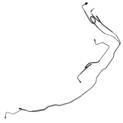 Kit de línea de freno disco eléctrico conversión delantero 1955-57 Bel Air Two Ten OE acero 3 piezas Foto 1 de 4