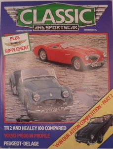 Classic & Sportscar Magazine, Vintage November 1982, TR2 And Healey 100 Compared - Picture 1 of 8
