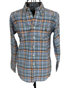 Ralph Lauren Blue Label Boys Size 10 Long Sleeve Button Down Plaid - Picture 1 of 10