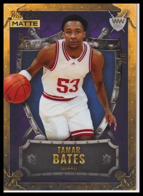 2022 Wild Card Matte #WW-49 Tamar Bates Weekend Warrior Cobalt/Blue/Blue #/6 - Image 1 of 2