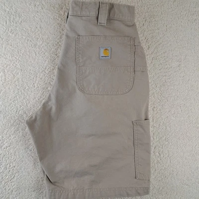 Pantalones cortos Carhartt Carpenter para hombre talla 34 beige ropa de trabajo Foto 1 de 4