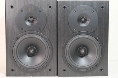 Gale Silver Monitor Altoparlanti Stereo HiFi, Armadi Cenere Nero, Altoparlanti da Libreria - Immagine 1 di 4