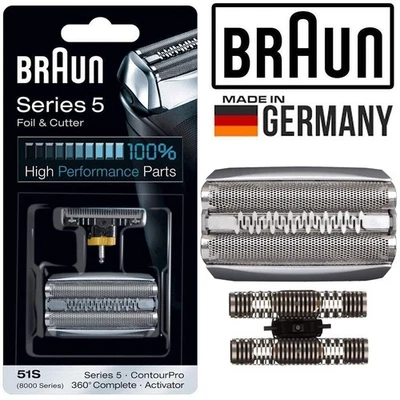 Cabezal de repuesto Braun Series 5 51S paquete combinado - lámina de cizalla y cuchillas originales​