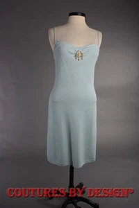 Vestido St John Knits Santana Acampanado Correa Espagueti Como Nuevo Talla 6 - Imagen 1 de 2