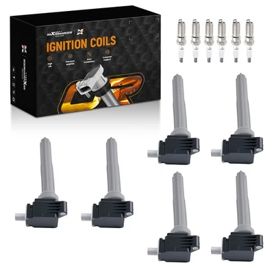 Juego de 6 bobinas de encendido + bujías para Ford Fusion V6 2017-2019 2,7 L FT4Z12029A Foto 1 de 4