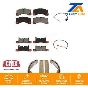 Front Rear Ceramic Disc Brake Pads And Wear Sensor Kit (5Pc) For Porsche Cayenne - Picture 1 of 1