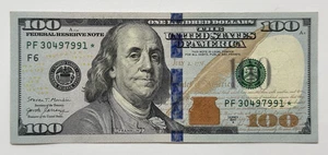 Series of 2017A $100 (One Hundred Dollars) "STAR NOTE" Crisp - Picture 1 of 2