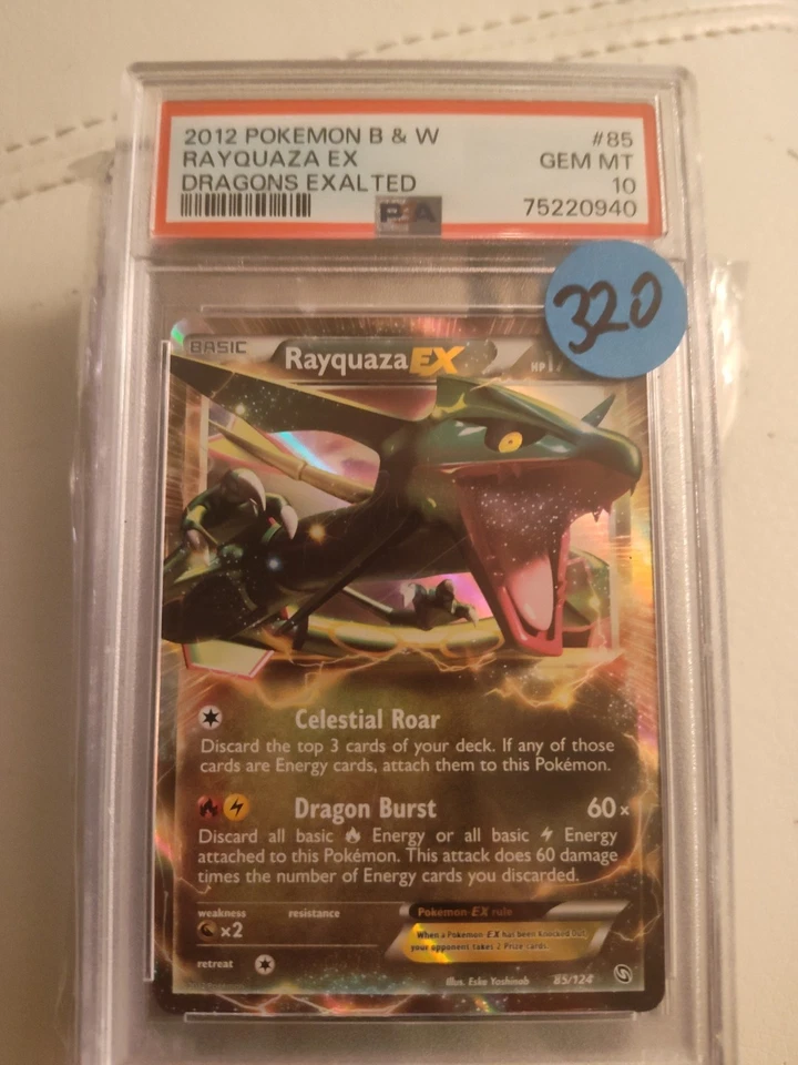 Rayquaza EX 85/124 Dragons Exalted Holo - Image 1 of 1