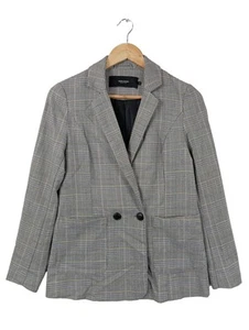 VERO MODA Blazer largo Mujeres Blazer Talla EU 34 gris claro-amarillo pálido - Imagen 1 de 5