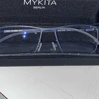 Mykita Lite TORREN 084 Azul Marino Gafas Anteojos Marco Hecho a Mano NUEVO Foto 1 de 3