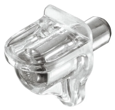 Häfele Fachbodenträger Ø 5 MM Steckbodenträger Legno & Vetro Mensola Supporto - Immagine 1 di 4