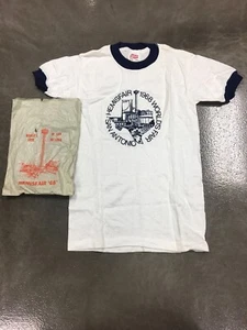 Vtg 1968 San Antonio Hemisfair World’s Fair T shirt Hanesport Boys M Ultra Rare! - Picture 1 of 6