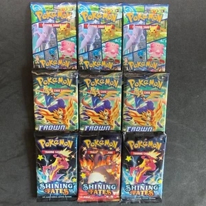 JCC Pokémon - Juego de Vacaciones Espada y Escudo Paquete de Refuerzo - Nuevo/Sellado - Imagen 1 de 1