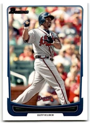 2012 Bowman Michael Bourn Atlanta Braves #44 - Image 1 of 2