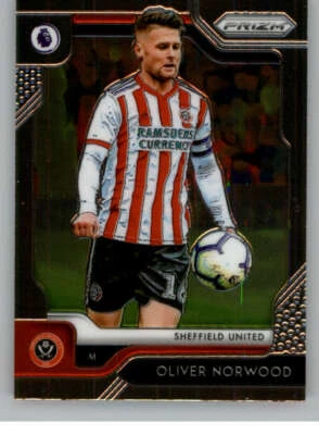 2019-20 Panini Prizm Premier League #294 Oliver Norwood Sheffield United - Image 1 of 2